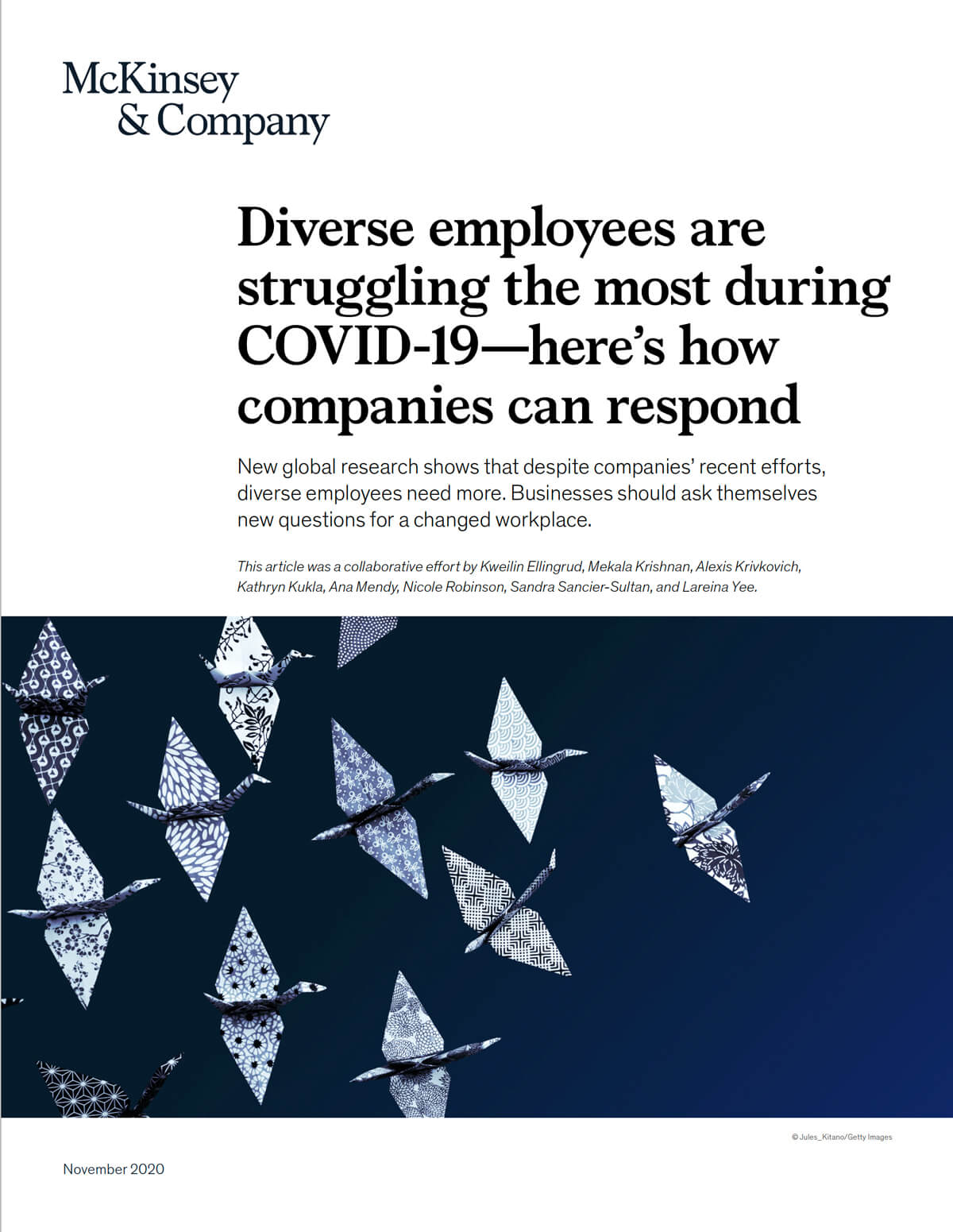 Diverse Employees are struggling the most during Covid